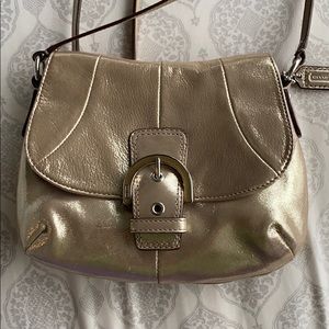 Coach Metallic Crossbody Purse